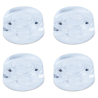 4xTransparent Electric Guitar Knobs Speed Volume Control Knobs For LP SG Guitar