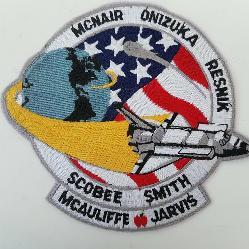 NASA Space Shuttle Mcnair Onizuka Resnik Scobee Smith Mcauliffe Jarvis Patch - Picture 1 of 5