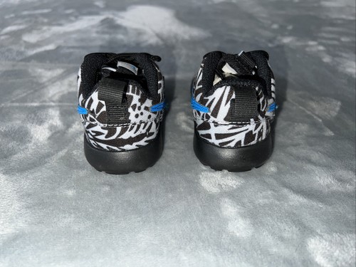 Nike Rosherun Print (PS/TD) BABY KIDS [677783-005] SHOES PERFECT NEW SOLD AS IS - Picture 7 of 12