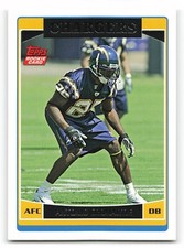 2006 Topps #327 ANTONIO CROMARTIE Rookie RC San Diego Chargers NICE CARD !!!. rookie card picture