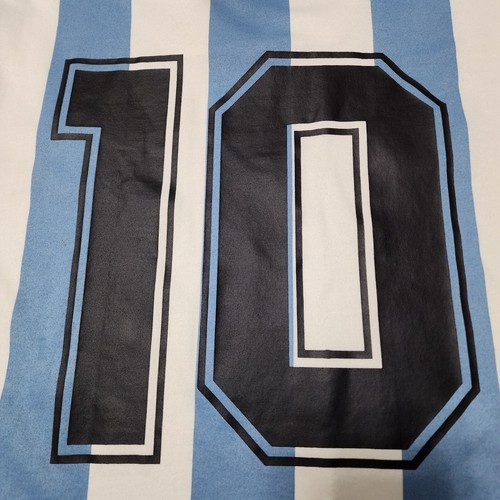 1987 Adidas Argentina Home Soccer Jersey Diego Maradona Men S Long Sleeve Copa - Picture 7 of 7