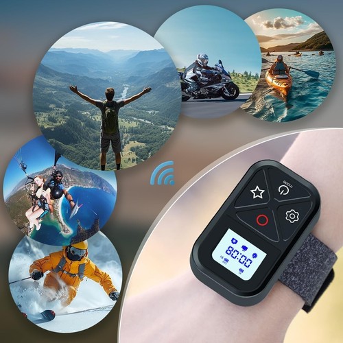 Wireless Remote for GoPro Waterproof LCD Display Multi-Camera Control - Picture 11 of 11