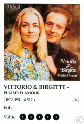 VITTORIO & BIRGITTE - Plaisir d'Amour MEGA RARE FOLK LP POKORA 5* DONOVAN DYLAN - Picture 5 of 5