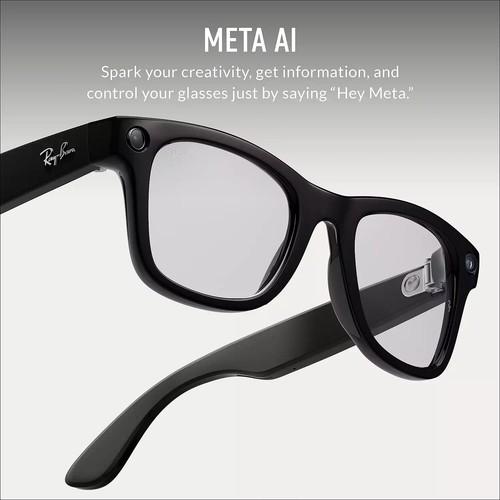 Ray-Ban Meta Wayfarer Smart Glasses RW4006 Green, Polarized & Transitions Lenses - Picture 38 of 41