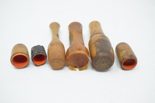 Japanische Vintage Siegel Sammlung 25 Hanko Originale aus Holz 0611F8 - Bild 10 von 12
