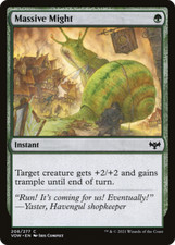 x4 Massive Might VOW MTG 208/277 COMMON M/NM 4x