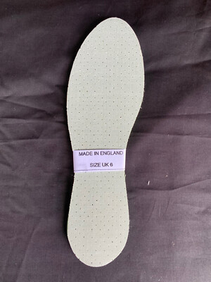 EXTRA DÜNNE EINLEGESOHLEN GRÖSSE 6.   ARBEITSSTIEFEL SPORTSCHUH SLIPPER UNISEX VORGESCHNITTEN UK