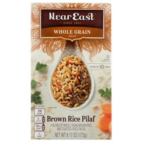 Whole Grain Brown Rice Pilaf 6.17 Oz(Case Of 12) By Near East - Picture 1 of 1