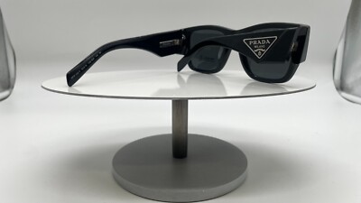 Authentic Prada Sunglasses Triangular Temple SPR 10Z-F 1AB-5S0 55