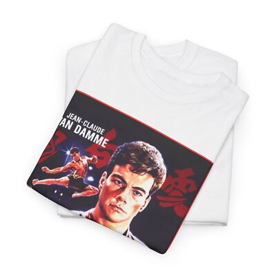 T-shirt Bloodsport Jean-Claude Van Damme - 100% Coton - Coupe Unisexe - Noir - Cadeau Film D'action Années 80/90