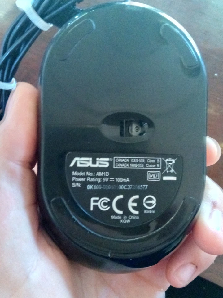 Asus Optical Wired Computer Mouse USB model no:AM1D - Image 4 of 4