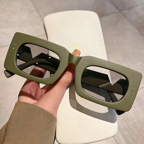 Herren Sonnenbrille Damen Sonnenbrille rechteckig Vollrahmen Reise Party Sonnenbrille - Bild 5 von 14