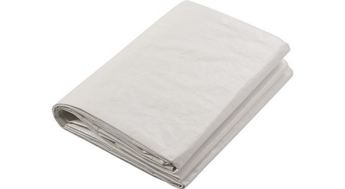 PE-Bauzaunplane weiß 140 g/m² Länge 1,76 m Breite 3,41 m