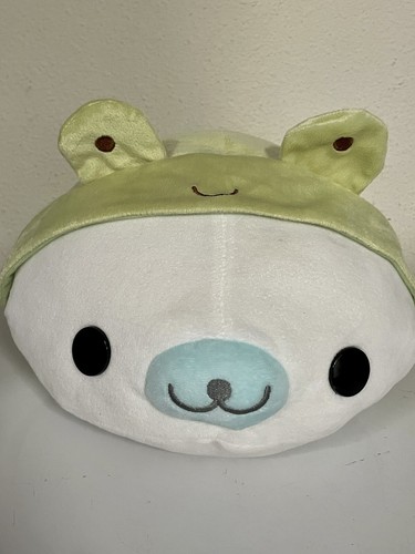 SAN-X Mamegoma Frog Costume 16" Seal Plush With Tags - Picture 1 of 8