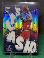 2020-21 Panini Donruss Optic Splash Silver Prizm Damian Lillard #5 Trail Blazers