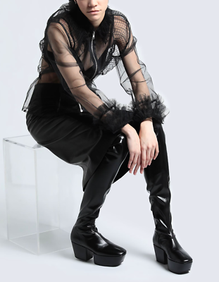 Prada Boots Over-the-Knee Platform Overknee Gothic Shoes 39 Prada Boots Over-the-Knee Platform Overknee Gothic Shoes 39
