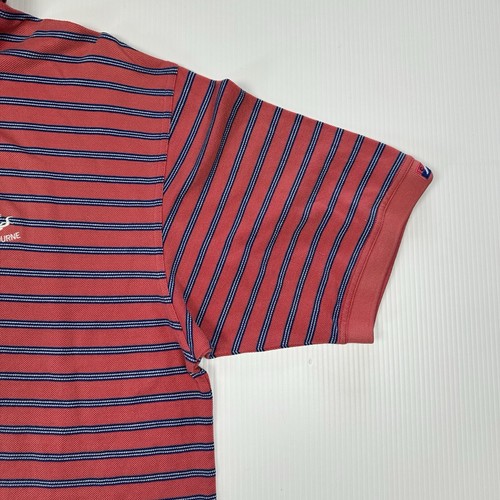 Cutter & Buck Mercerized Royal Melbourne Golf Club Polo Shirt Size XL Red Stripe - Picture 7 of 8