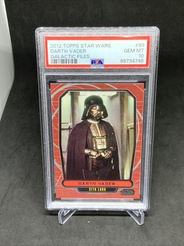 2012 Topps Star Wars Darth Vader Galactic Files PSA 10 POP 1 - Bild 1 von 2