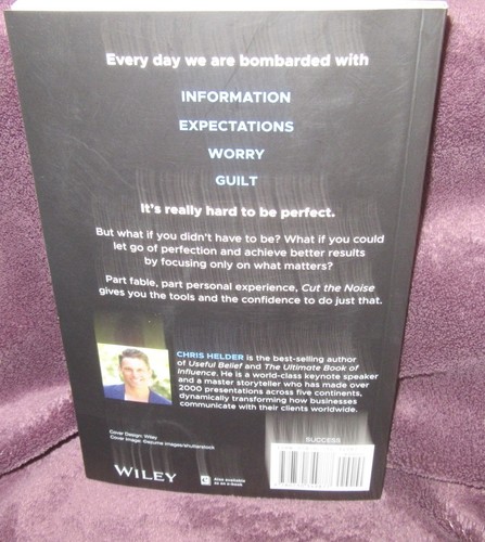 CUT the NOISE ~ Chris HELDER. sc Better Results - Less Guilt. UNread in MELB - Picture 3 of 11