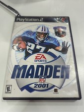 Madden NFL 2001 (Sony PlayStation 2, 2000) No Booklet