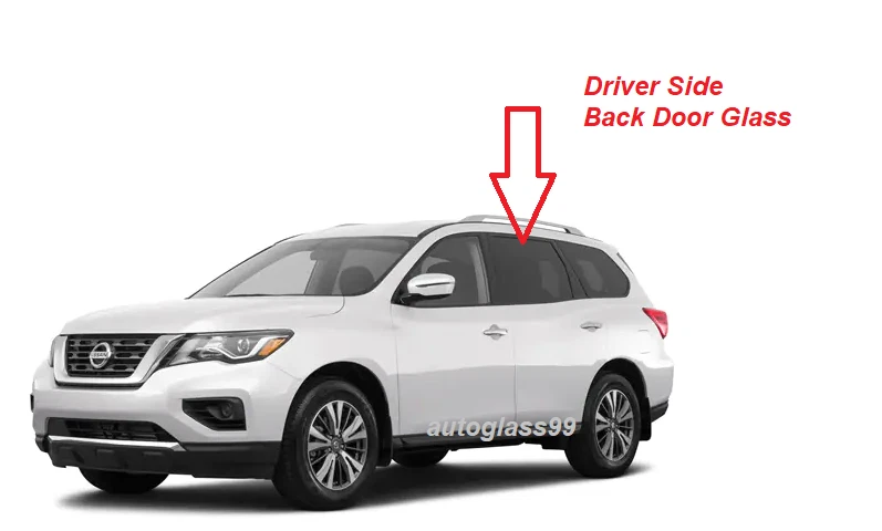 Fits 2013-2020 Nissan Pathfinder Driver Side (left) Back Door Glass Dark Tinted — 第 2/3 张图片