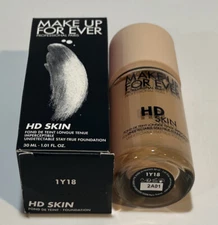 MAKE UP FOR EVER HD Skin Undetectable Longwear Foundation 1Y18 WARM CASHEW