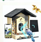 New ListingBird Feeder W/ Solar Powered Camera Tt Nature Smart Nib