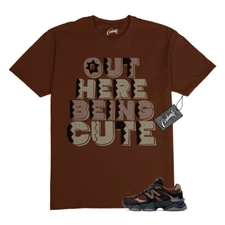 9060 Phantom Rich Oak Mushroom Brown Black T Shirt to Match C4