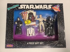 STAR WARS BEND-EMS 4 PIECE GIFT SET JusToys Figures Bendable brand new 1993