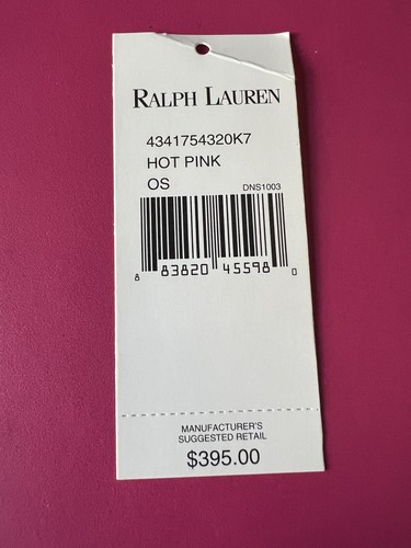 Ralph Lauren Purple Label Pink Leather Tablet Case For Original Apple iPad $395 - Picture 10 of 10