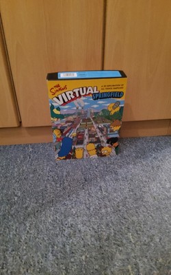 The Simpsons Virtual Springfield PC CD-Rom Big Box OVP Sammler