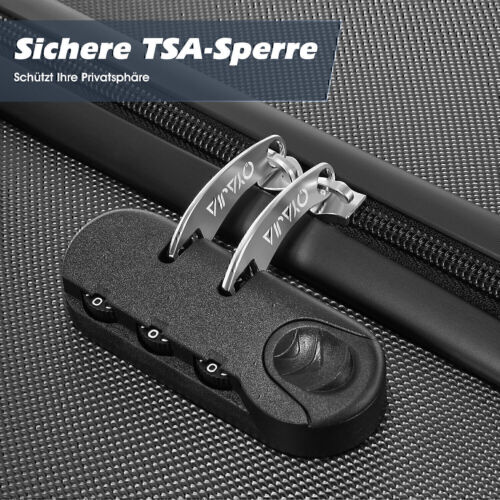 S-M-L-XL Trolley-Koffer Hartschalenkoffer Reisekoffer Rollkoffer Kofferset - Bild 10 von 13
