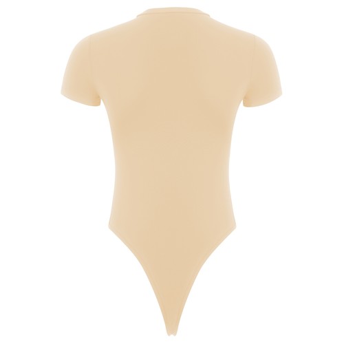 Men's One Piece Short Sleeve Buttoned Crotch Leotard Solid Color Bodysuit Romper - Picture 71 of 163