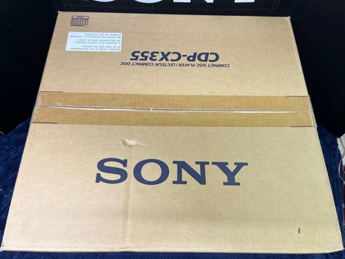 _-NEW-FACTORY SEALED!-_ Sony CDP-CX355 300 disc CD Changer Player Set NOS - Picture 2 of 10