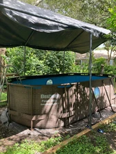 Bestway 14'x8.2'x39.5" Oval Above Ground Pool w/ Intex Sand/Saltwater Pumps