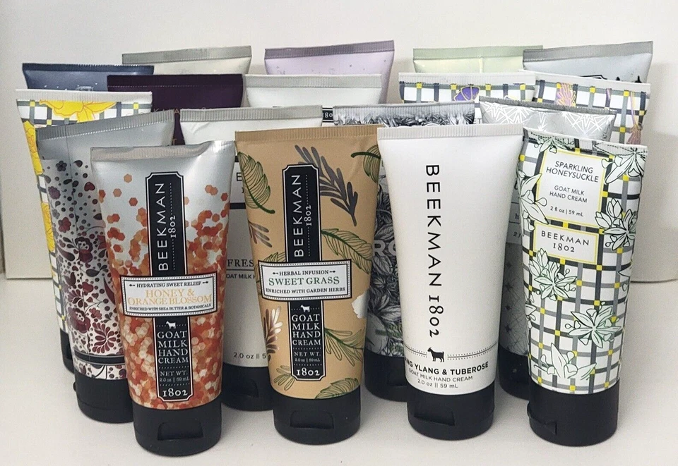 BEEKMAN 1802 CREMA DE MANOS LECHE DE CABRA 2 fl oz ELIGE TU AROMA Foto 2 de 2