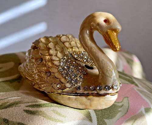 CAJA BARATIJA CISNE COLECCIÓN JOYAS CAJA BISAGRAS - Imagen 10 de 19
