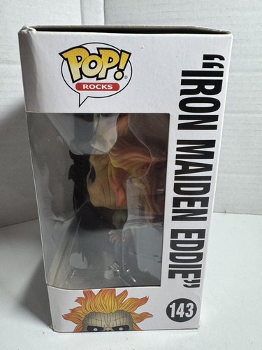New In Box Funko Pop Rocks IRON MAIDEN Eddie #143 from debut album - Picture 4 of 4