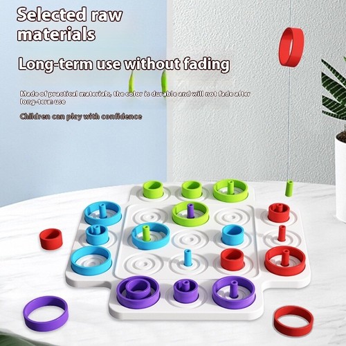 Ferrule Chess, Interactive Desktop Battle Game & Color Cognitive Toy for Kids - Picture 5 of 7