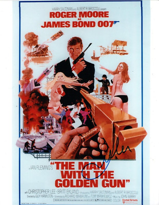 LULU 007 JAMES BOND AUTOGRAMM MAN WITH THE GOLDEN GUN TITELSONG 10-8 SELTEN COA