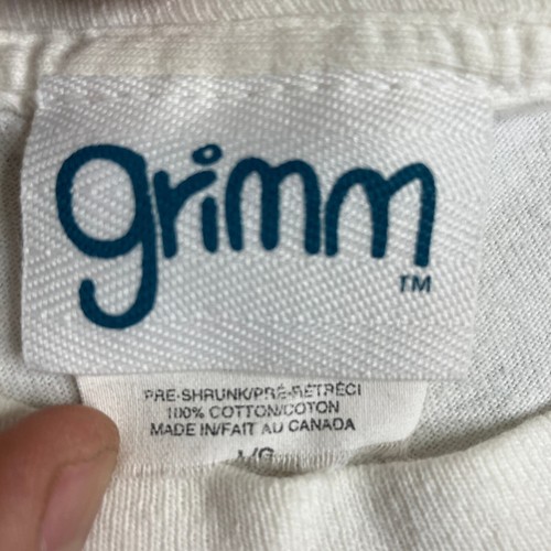 Grimm Canada T-Shirt Kid's Large White Graphic "Things I Didn't See" Funny Tee - 第 5/11 張圖片