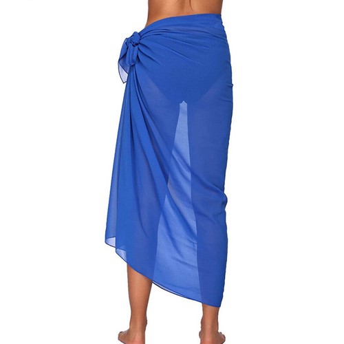 Sarong Beach Cover Up Mailwear Wrap Bikini Jupe Robe De Vacances Badeanzug § - Bild 18 von 25