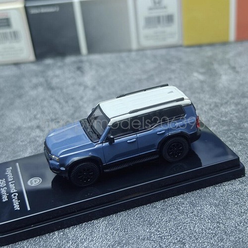 PARA 1/64 For Toyota Land Cruiser 250 Prado 2024 Blue Diecast Car Toy Collection - Picture 2 of 5