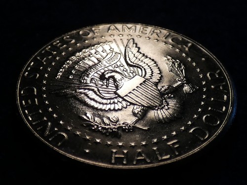 2003-D Kennedy Half Dollar BU Struck Through Grease Error Coin #3052 - Picture 15 of 19