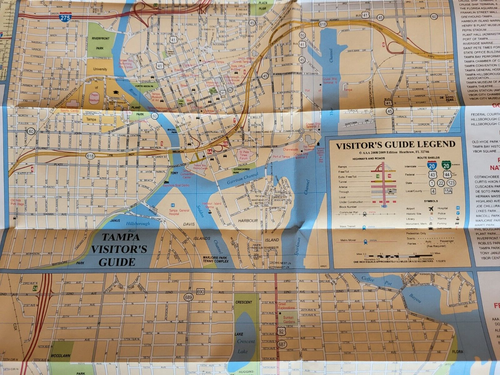 Tampa St. Petersburg Florida Road Map AAA Vicinity Series Folded 2008/09 Edition - Imagen 7 de 7