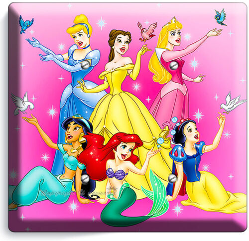 PRINCIPESSE CENERENTOLA ARIEL CAMPANA AURORA GELSOMINO INTERRUTTORE LUCE PIASTRA DI USCITA DECORAZIONE - Foto 9 di 33