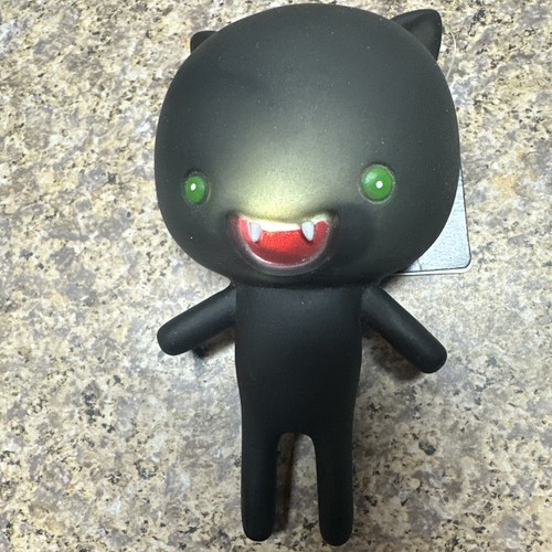 Happy Halloween Black Cat Vampire Screamer Led Tested 4” - Picture 2 of 2