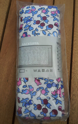 150 x 40 Rosa Blau Creme100% Baumwolle Blumengardinen Gardinen IKEA BACKSIPPA 