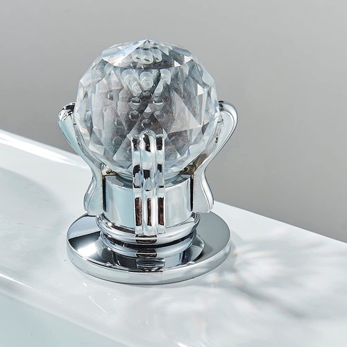 Widespread Bathroom Sink Basin Faucet Vessel Waterfall 2 Handle 3 Hole Mixer Tap - Picture 37 of 59