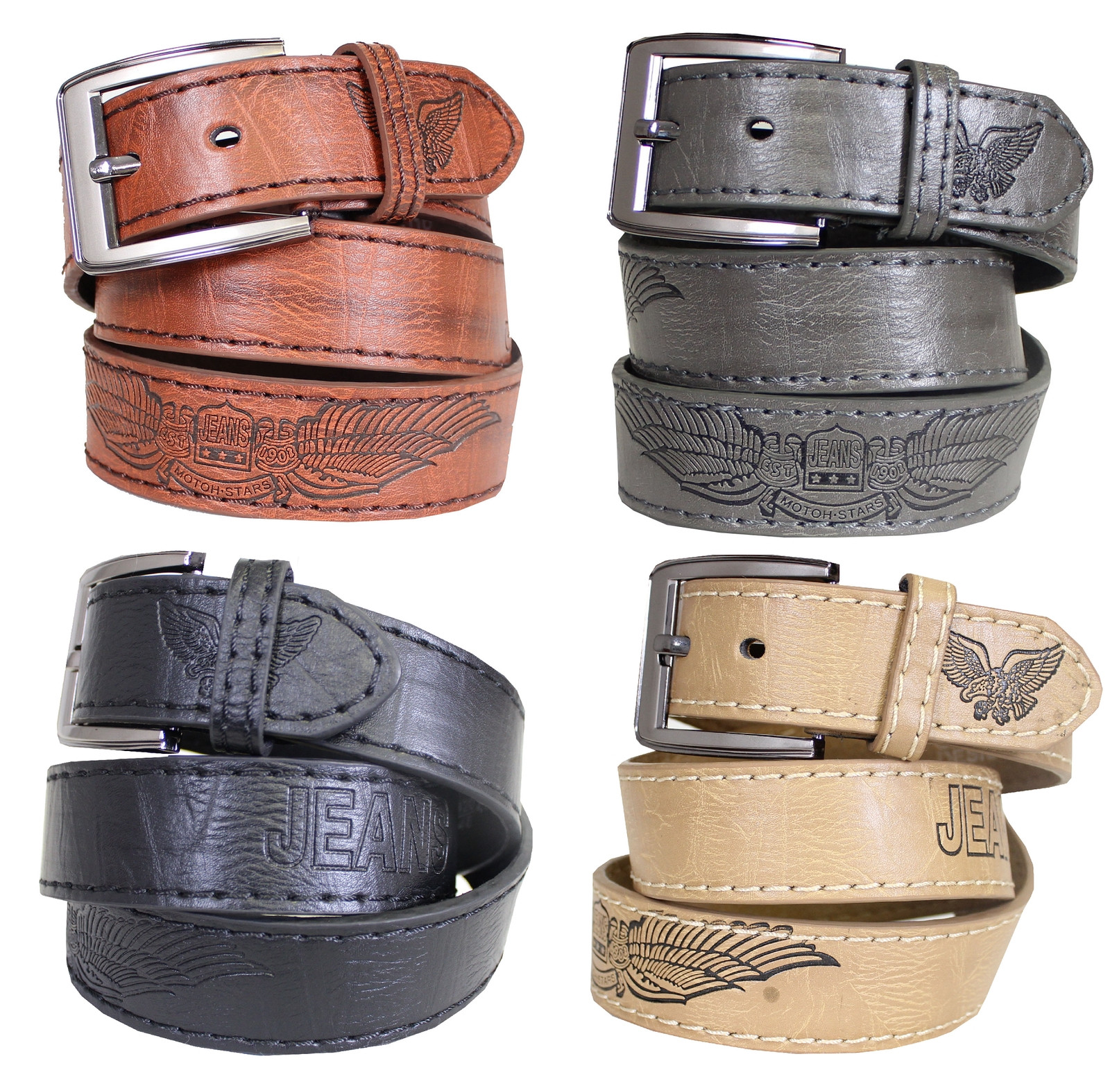 Herren Gürtel Jeans Gürtel in versch.längen | eBay